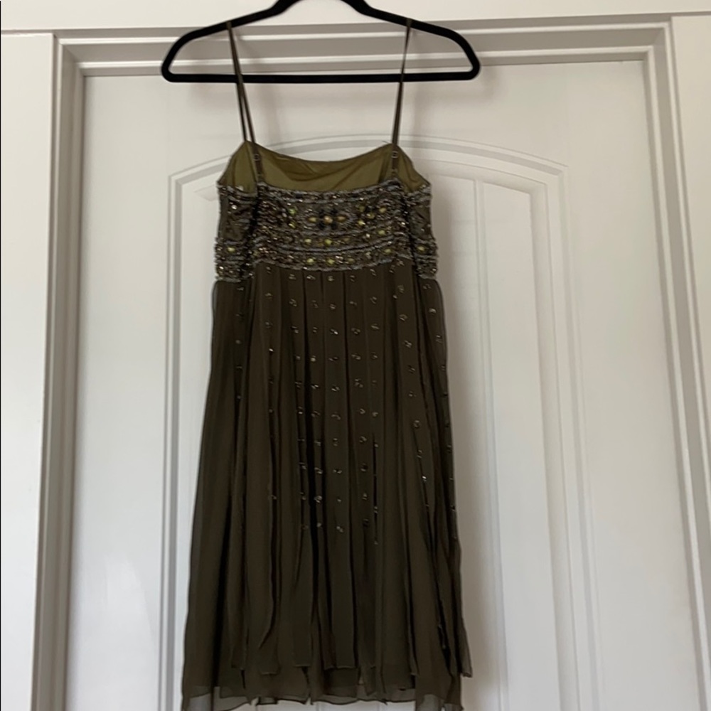 Olive Beaded Dress - Sue Wong Nocturne - Picture 6 of 11